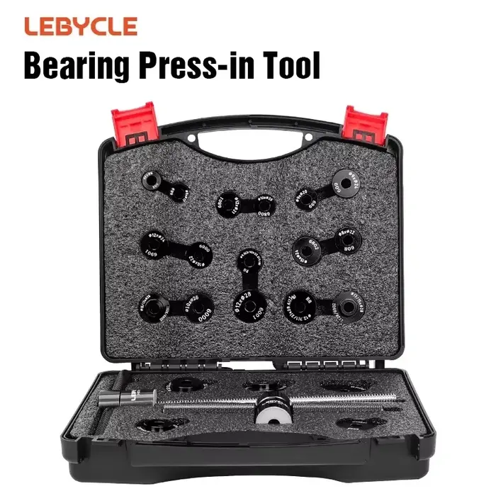LEBYCLE – Kit d'outils d'installation et de retrait de roulement de moyeu de vélo, installation du s