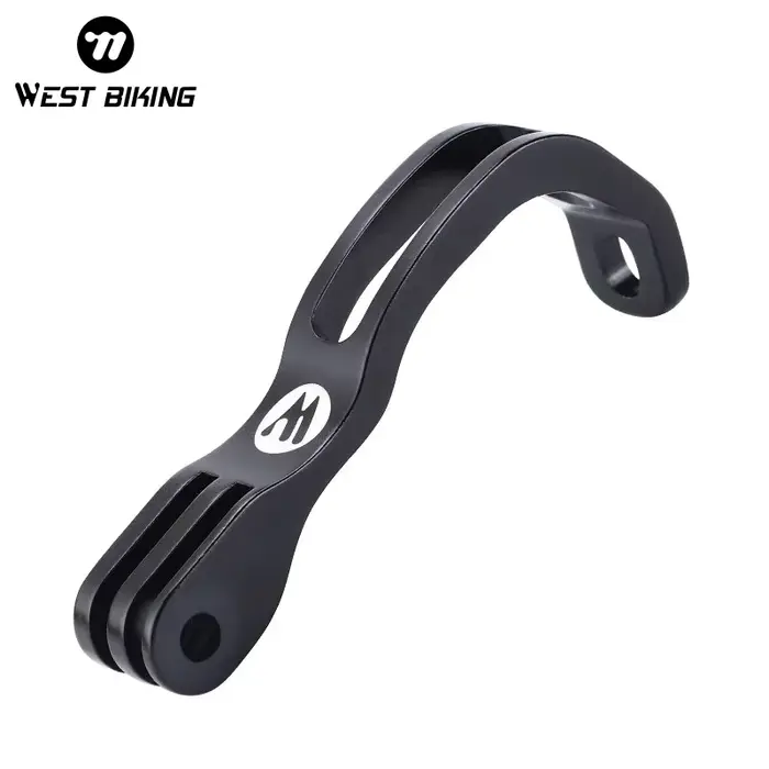 WEST BIKING-Support d'éclairage de fourche avant en alliage d'aluminium réglable, support rapide pou