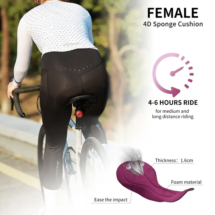 WOSAWE femmes pantalons de cyclisme VTT