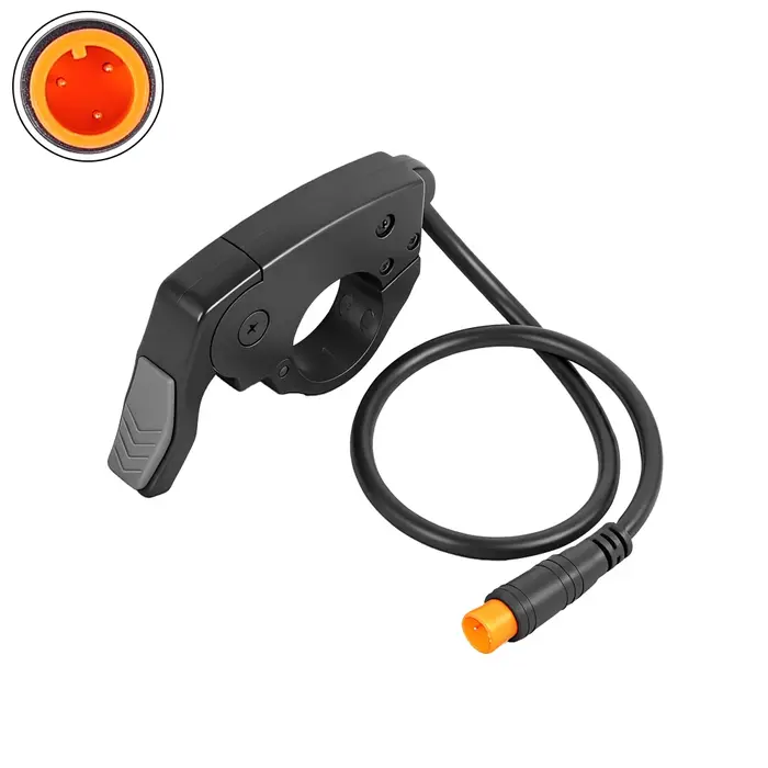 Accélérateur de pouce d'E-bike de 36V 48V 60V 72V Tt-009 des magasins droit pour la modification électrique de connecteur de l'accélérateur 3Pin WP de scooter de bicyclette