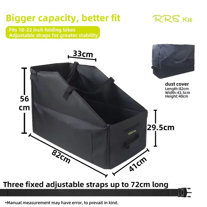 RRSKIT sac de chargement de vélo pliable pour Brompton 14-16 pouces pour Dahon Ruhm 18-22