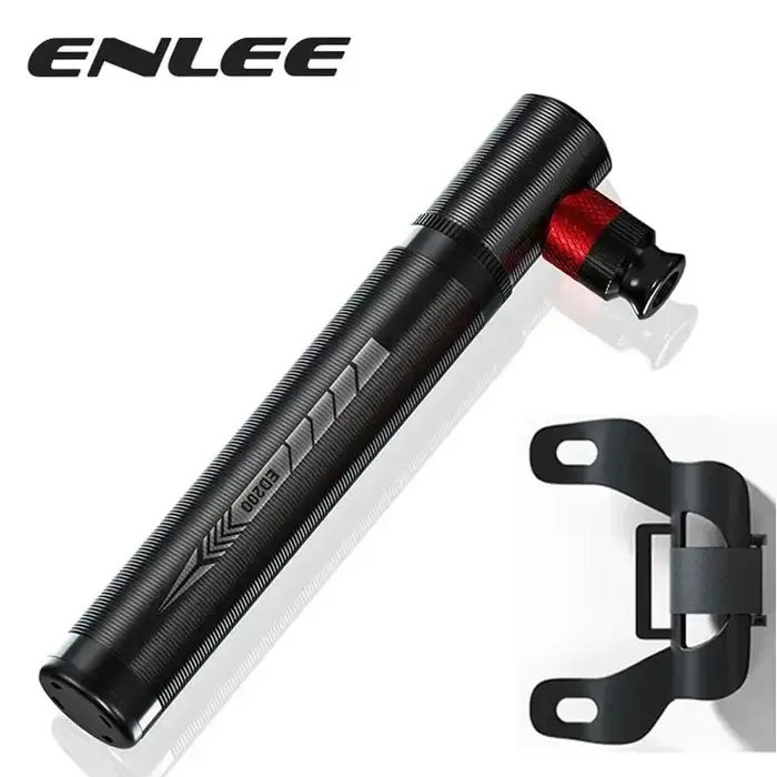 ENLEE BIKING Mini pompe à vélo en alliage d'aluminium cyclisme main