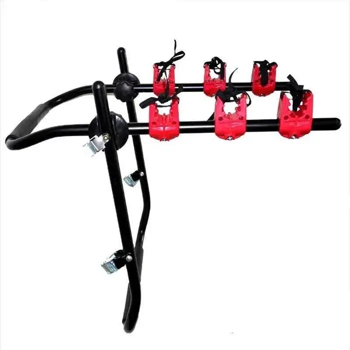 Porte-bagages robuste pour 3 vélos, adapté aux voitures et aux SUV/aux barres de toit de voitures, s