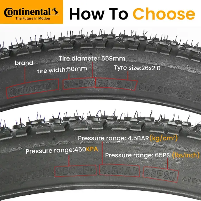 Pneu de VTT Continental CrossKing 27.5/29 x 2.3 pliable