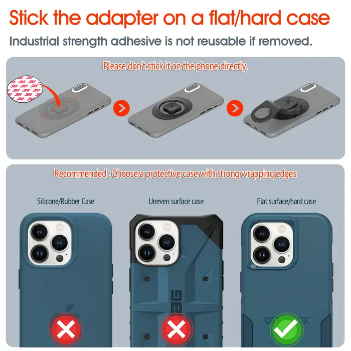Support de téléphone pour tige de vélo