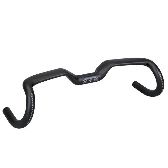 2024 nouveau gravier 14 degrés poignée de vélo en fibre de carbone T1000 guidon de vélo Ultra léger 