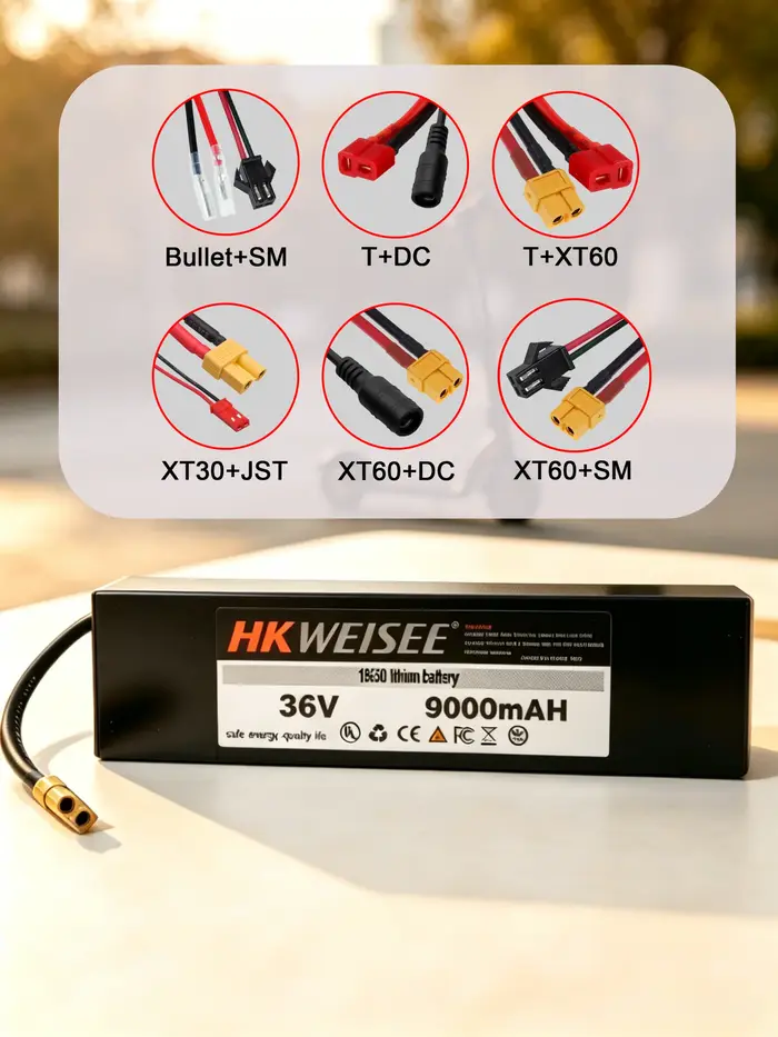 Batterie de scooter électrique 36V 9Ah 12Ah Lithium-ion