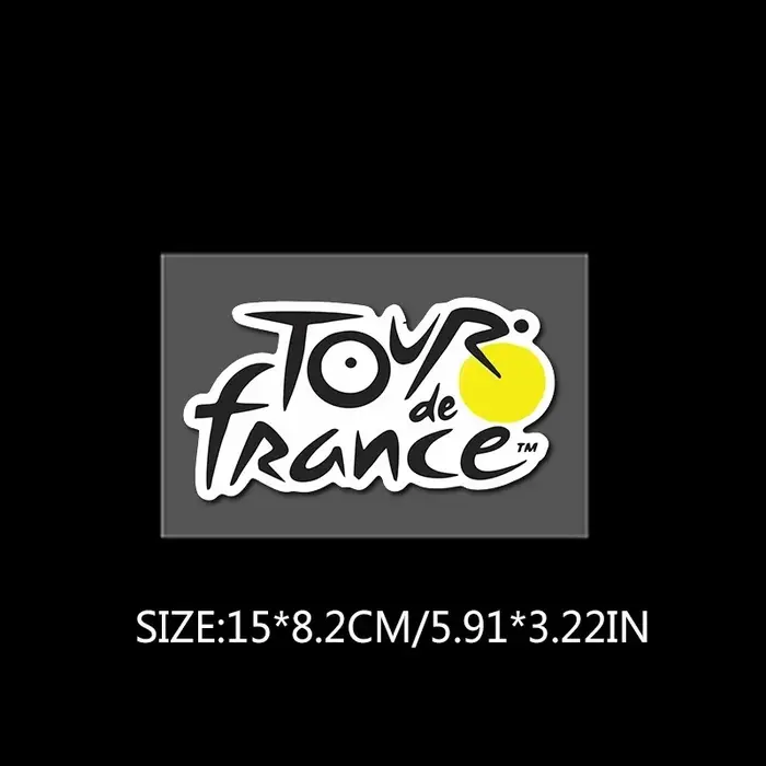 Autocollant logo Tour de France pour vélo de route et VTT, imperméable, casque personnalisé