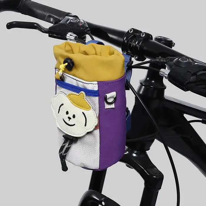 Panier avant de vélo mignon de style dessin animé