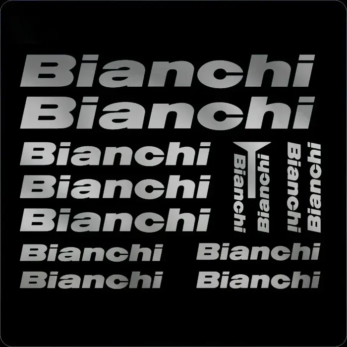1SET d'autocollants de vélo de style Bianchi