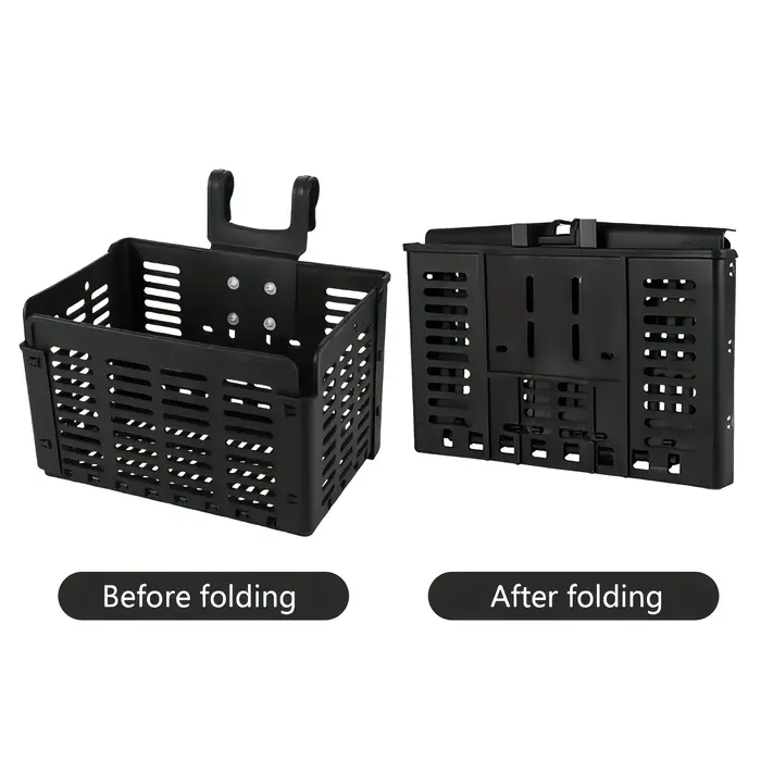 Panier de vélo pliable TOSUOD, support de rangement avant portable pour guidon, grande capacité, acc