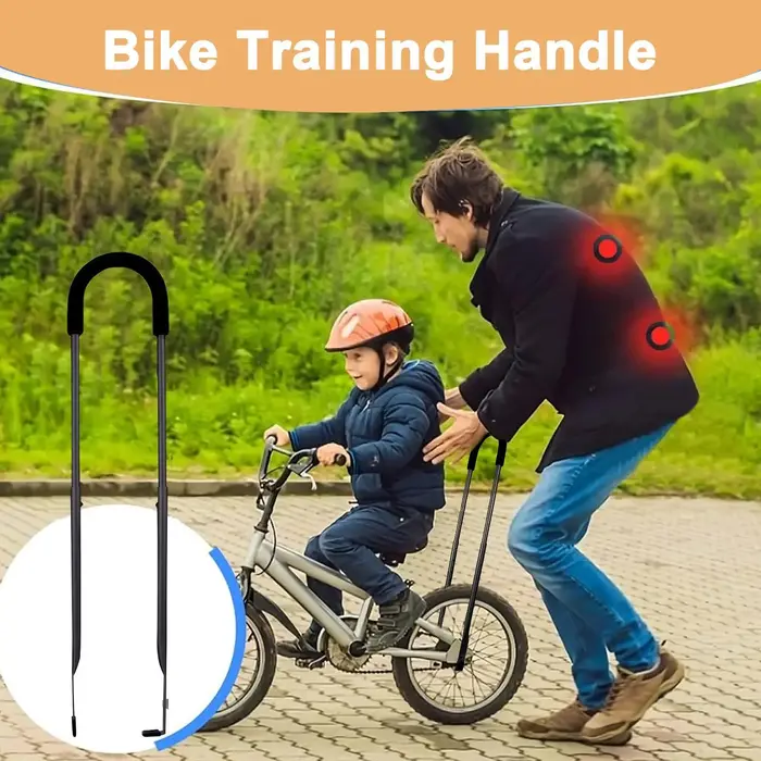 Poignée d'entraînement de sécurité pour vélo d'enfant