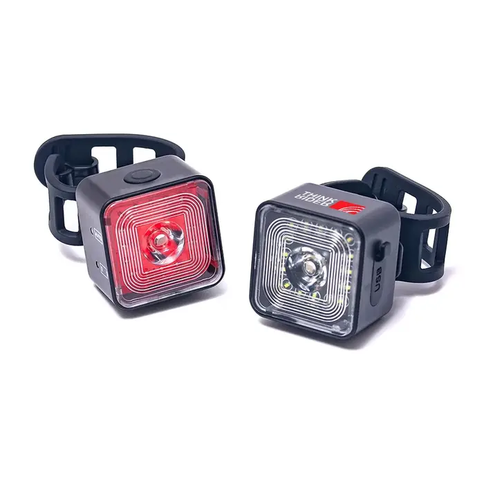ThinkRider feu arrière de vélo intelligent démarrage automatique arrêt frein IPX6 étanche USB Charge