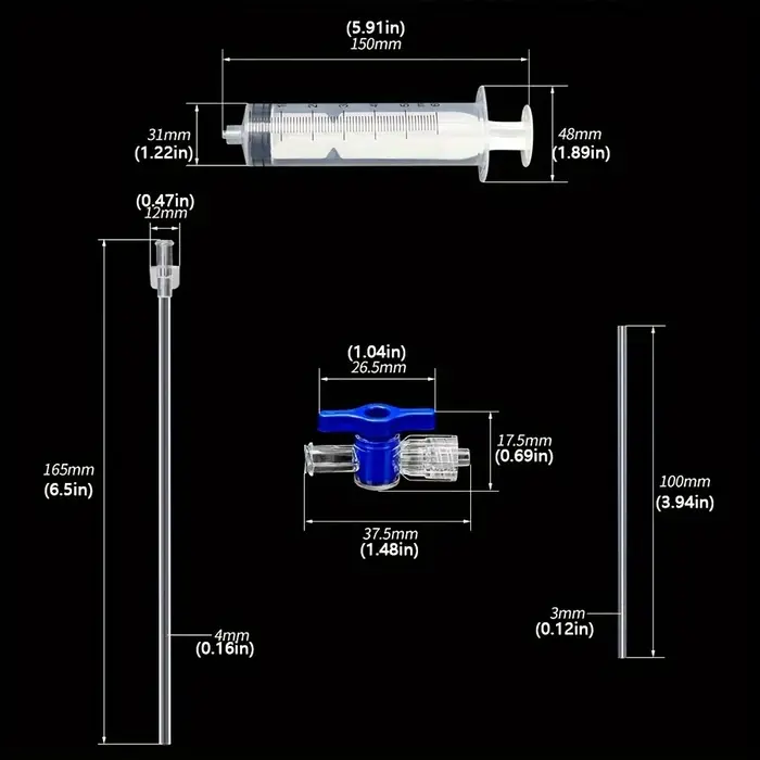 Outil d'injection de liquide d'opathie de vélo sans chambre à air, injecteur de mastic sans chambre 