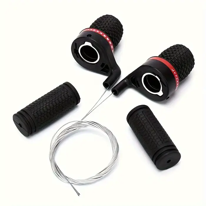 1 paire de poignées de dérailleur pour Transmission de vélo, poignée torsadée, levier de vitesse, Co