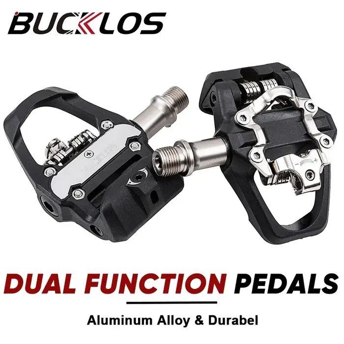Pédale de vélo BUCKLOS à double fonction