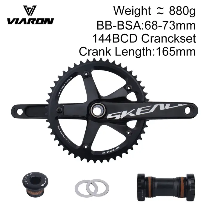 VIARON – pédalier 48T/49T à trou circulaire simple