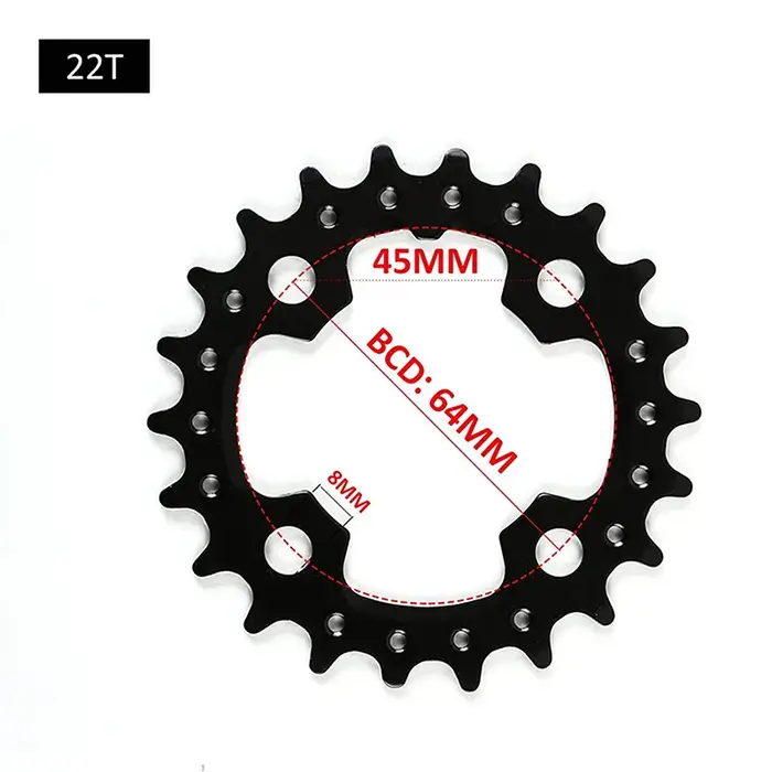 BUCKLOS 22T/32T/44T 3x9S ensemble de plateau de cyclisme, anneau de chaîne de vélo 104BCD, Triple pl