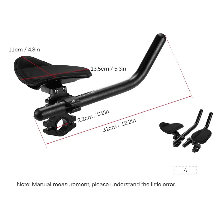 Repose-vélo guidon Cycle Aero Bar vélo Relaxation poignée barre Triathlon vtt vélo de route accoudoi