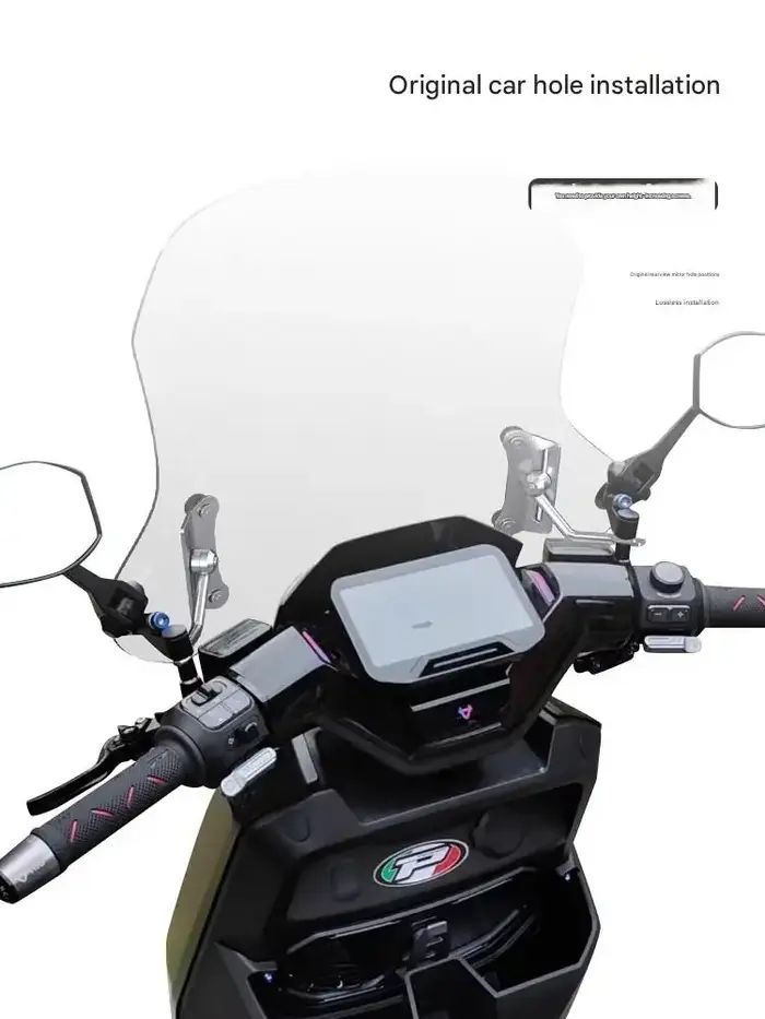 Pare-brise avant NIU NXT NXL NLT NX - Protection contre le vent élégante et fonctionnelle pour les conducteurs de scooters électriques
