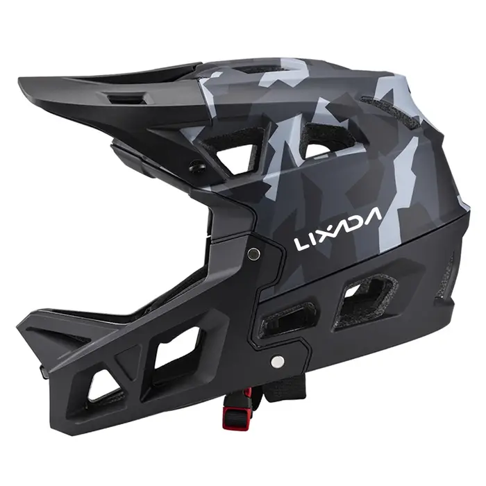 Casque de VTT intégral pour adultes, casque de course de descente, vtt, équipé d'un Support de mento