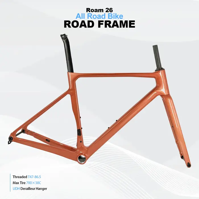 Cadre de vélo tout-terrain en carbone 2026 BB T47-86.5