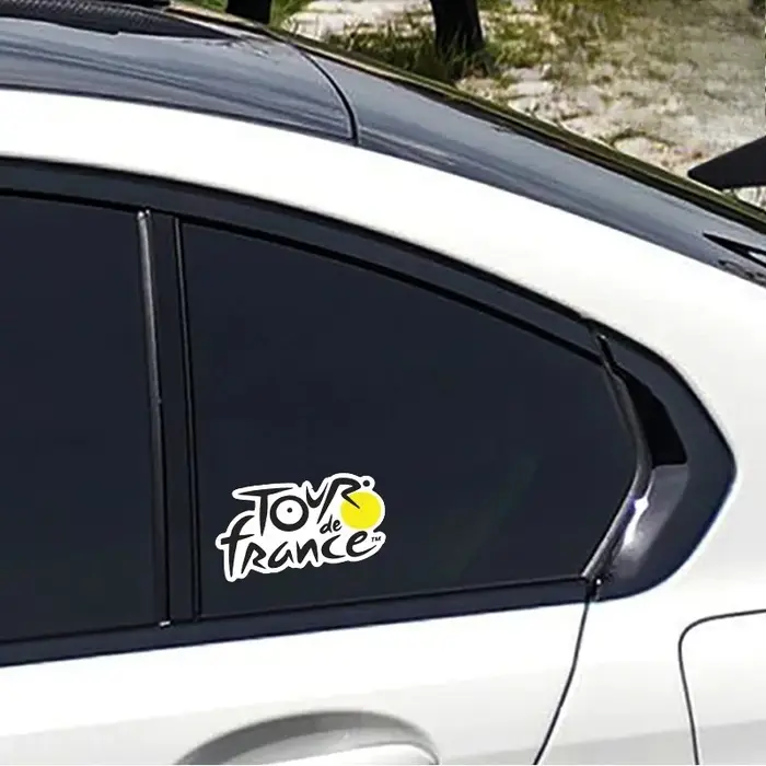 Autocollant logo Tour de France pour vélo de route et VTT, imperméable, casque personnalisé
