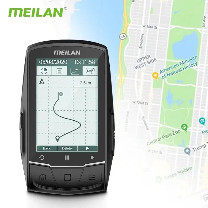 MEILAN M1 ordinateur de vélo GPS écran 2.6 pouces cyclisme compteur de vitesse sans fil Tracker odomètre route vtt