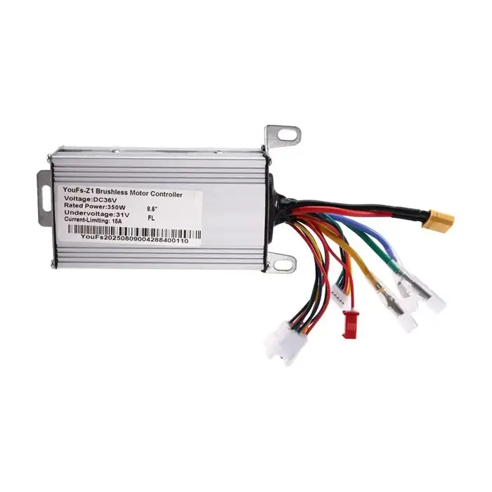 NOUVEAU - EN STOCK - Pour trottinette électrique YFS - Contrôleur de moteur intelligent sans balais 350W 36V 15A -