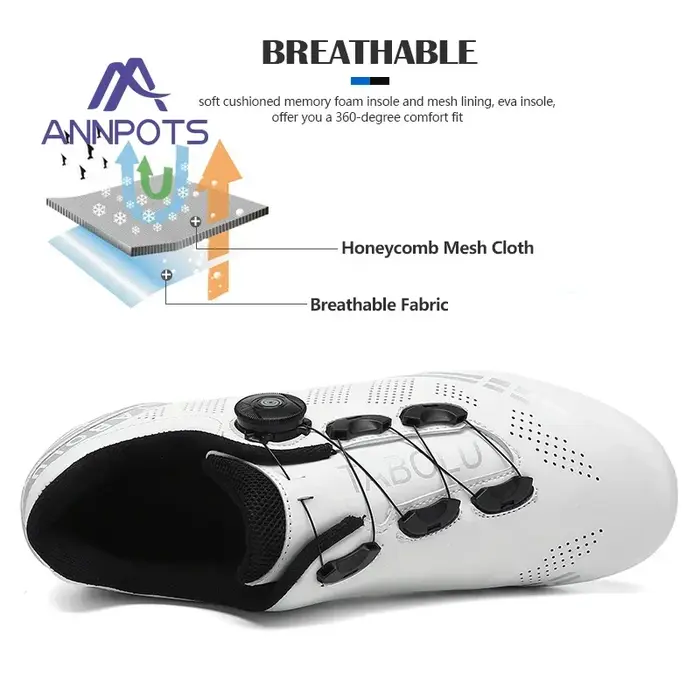 Chaussures de cyclisme professionnelles pour hommes et femmes