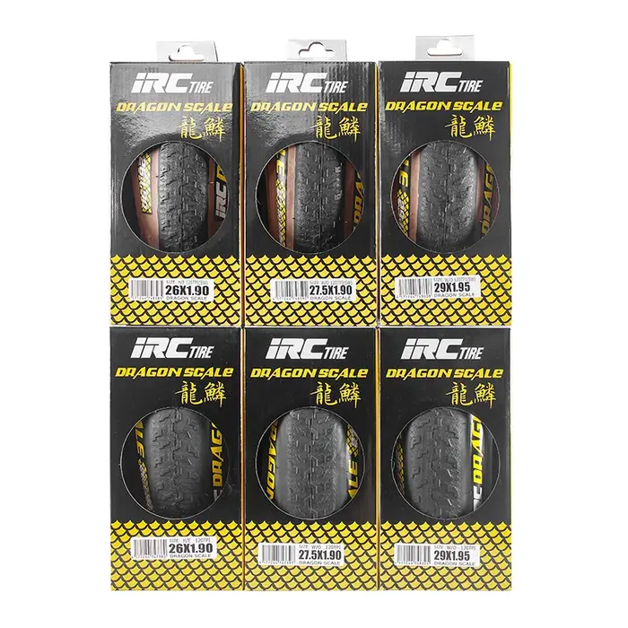 IRC vtt pneu de vélo 26 pouces pliable bord jaune 27.5/29*1.95120TPI ultraléger Anti-crevaison antidérapant tout-terrain