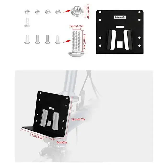 Sac adaptateur avant de vélo pliable en aluminium pour Bromptons
