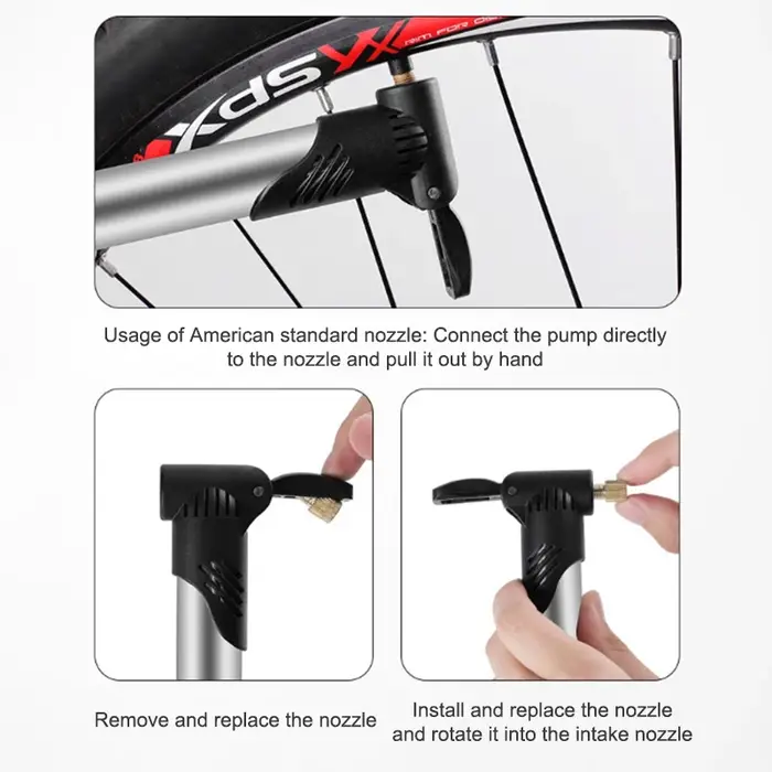 Nouveau gonfleur de vélo