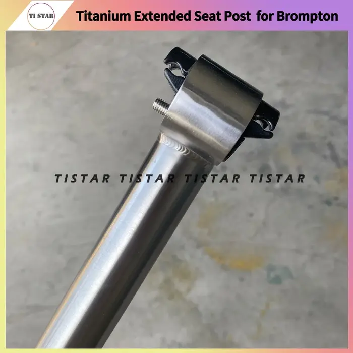 Tige de selle en titane pour vélo Brompton