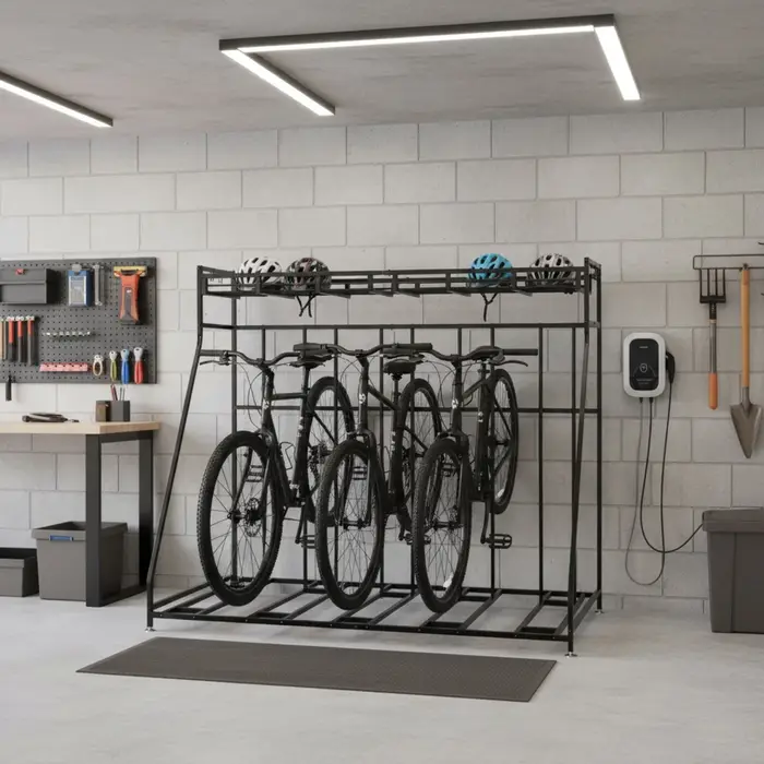 Support de rangement pour 4 vélos