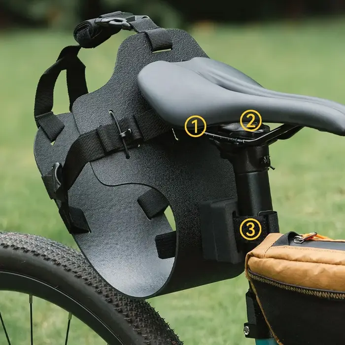 Support de stabilisateur de sac arrière de selle de vélo
