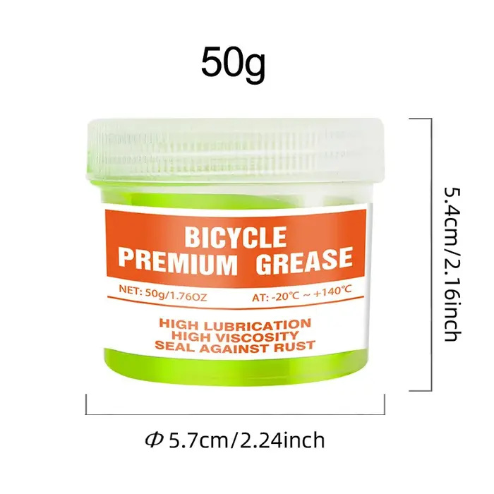 Huile lubrifiante pour vélo 50g, graisse pour roulements, lubrifiants pour moyeux, éléments lipidiqu