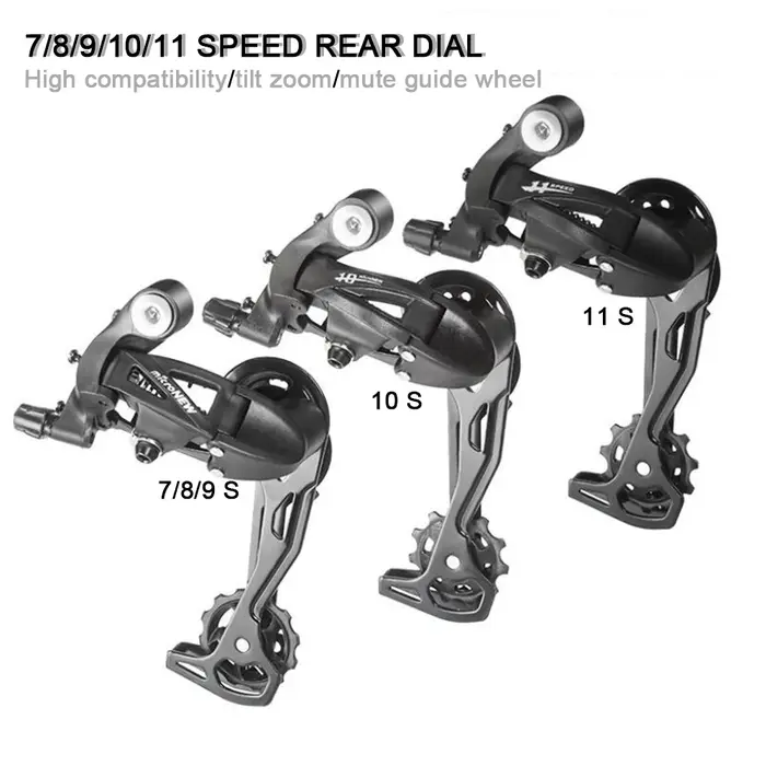 Dérailleur arrière de vélo vtt 7/8/9 10 11 12 vitesses
