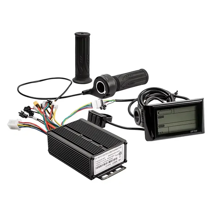 Kit de contrôleur de vélo électrique 36V 48V 1000W 1500W, contrôleur d'onde sinusoïdale avec accélér