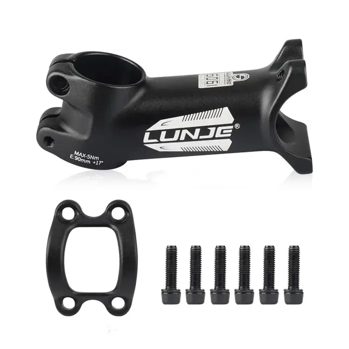Tige de puissance de vélo ultralégère 10 ° /17 ° /25 ° /35 °   Tige de vélo de route vtt 31.8, tige 