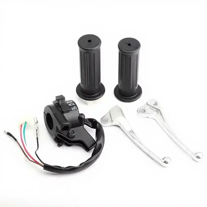 Poignées d'accélérateur de moto, levier de frein pour Yamaha PW50 PY50 PW PY 50 PEEWEE PIWI Dirt Pit