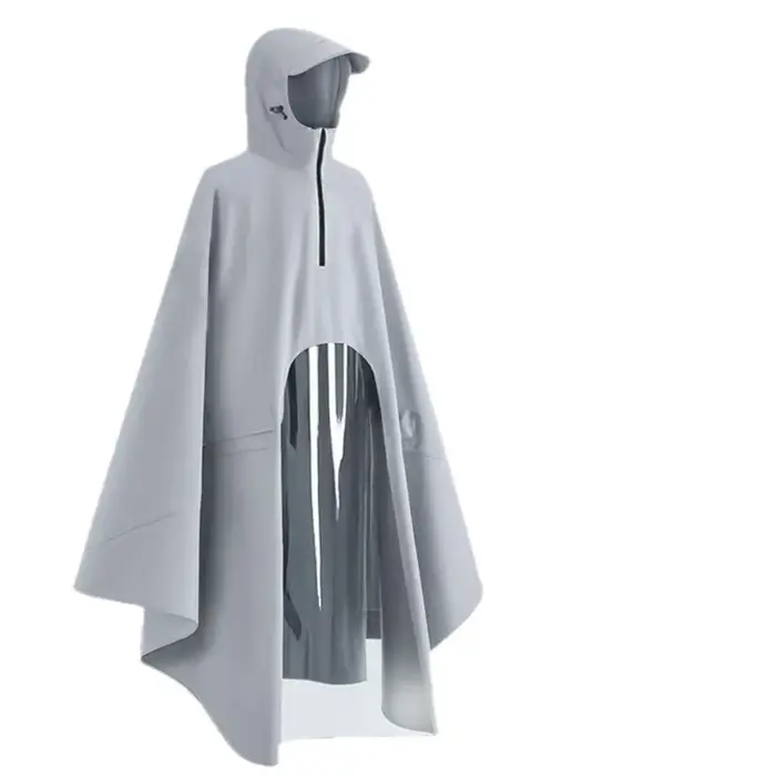 Imperméable épais pour Scooter électrique, imperméable, coupe-vent, col haut, conception visuelle, imperméable pour une seule personne