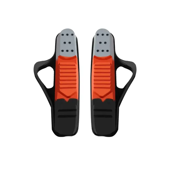 Jeu de plaquettes de frein de vélo, Inserts remplaçables, frein C CNC, feuille de caoutchouc en alli