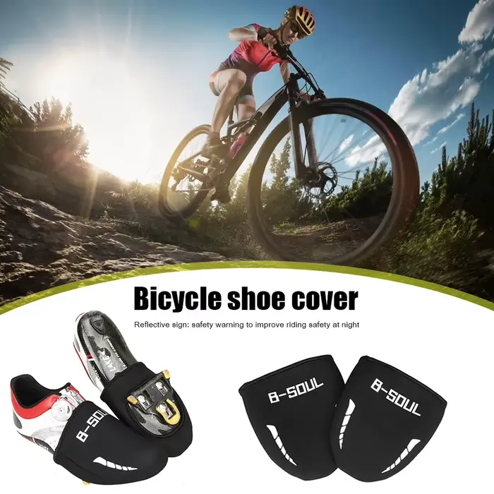 2 couvre-chaussures B-Soul coupe-vent pour le cyclisme