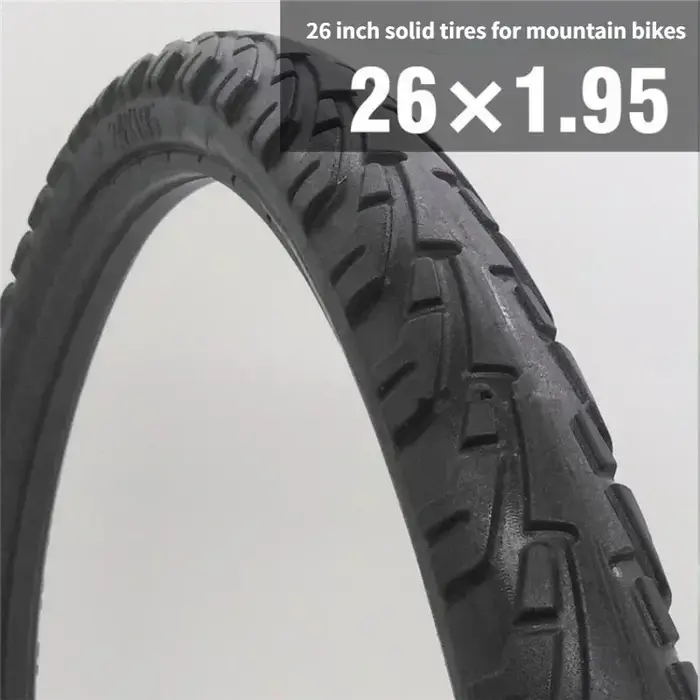 Pneus de vélo solides | 20/24/26 pouces