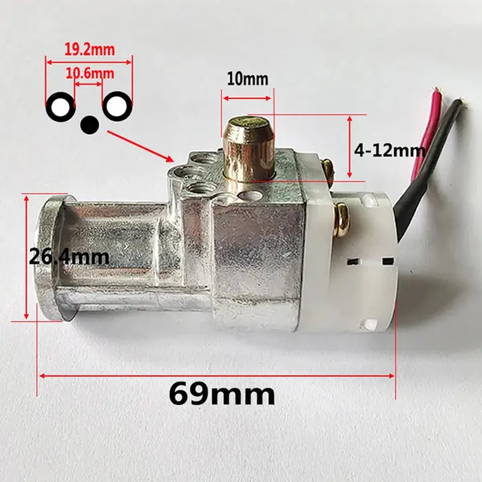 1x Verrou de batterie, 2x Clé à tête plus large