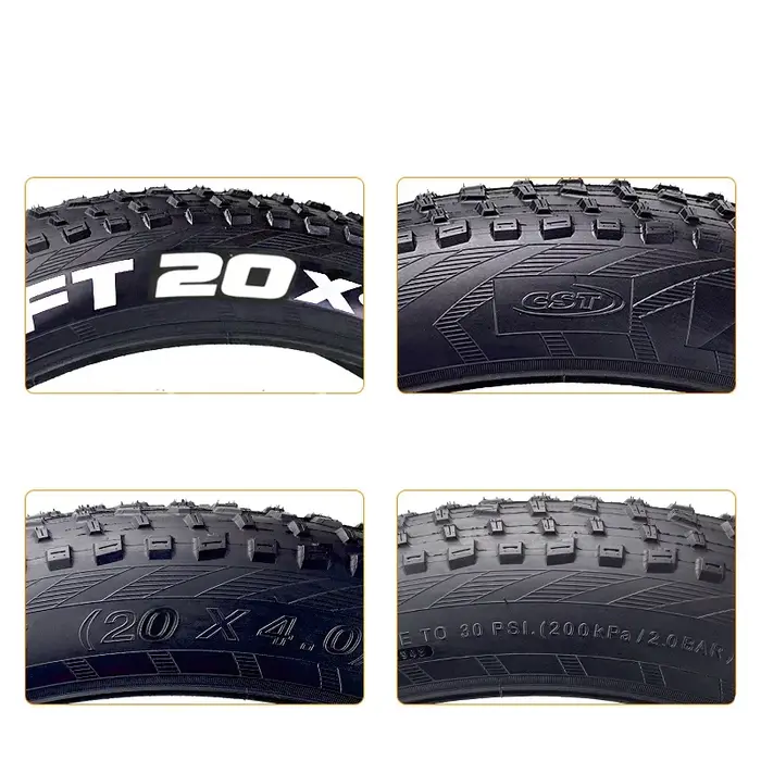 Pneu intérieur CST Fat Tire 20x4.0 20 pouces pour vélo électrique