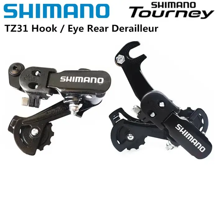 Shimano Tourney RD-TY21 6/7 vitesses TY21 SS/GS RD-TZ31 oeil/crochet dérailleur arrière vtt vélo support de cintre