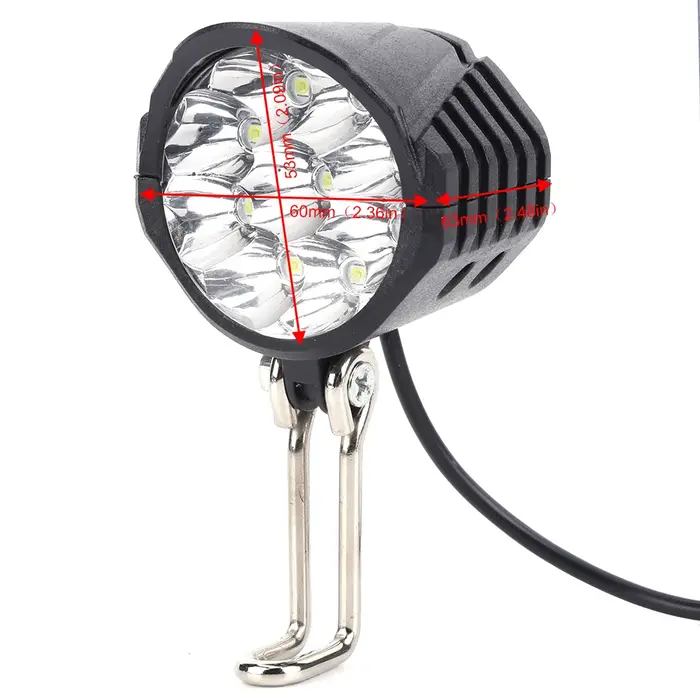 Avertisseur sonore et lumière pour vélo électrique 2 en 1