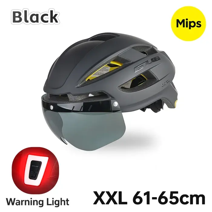 GUB 61-65 cm casque de vélo de route avec feu arrière MIPS vtt